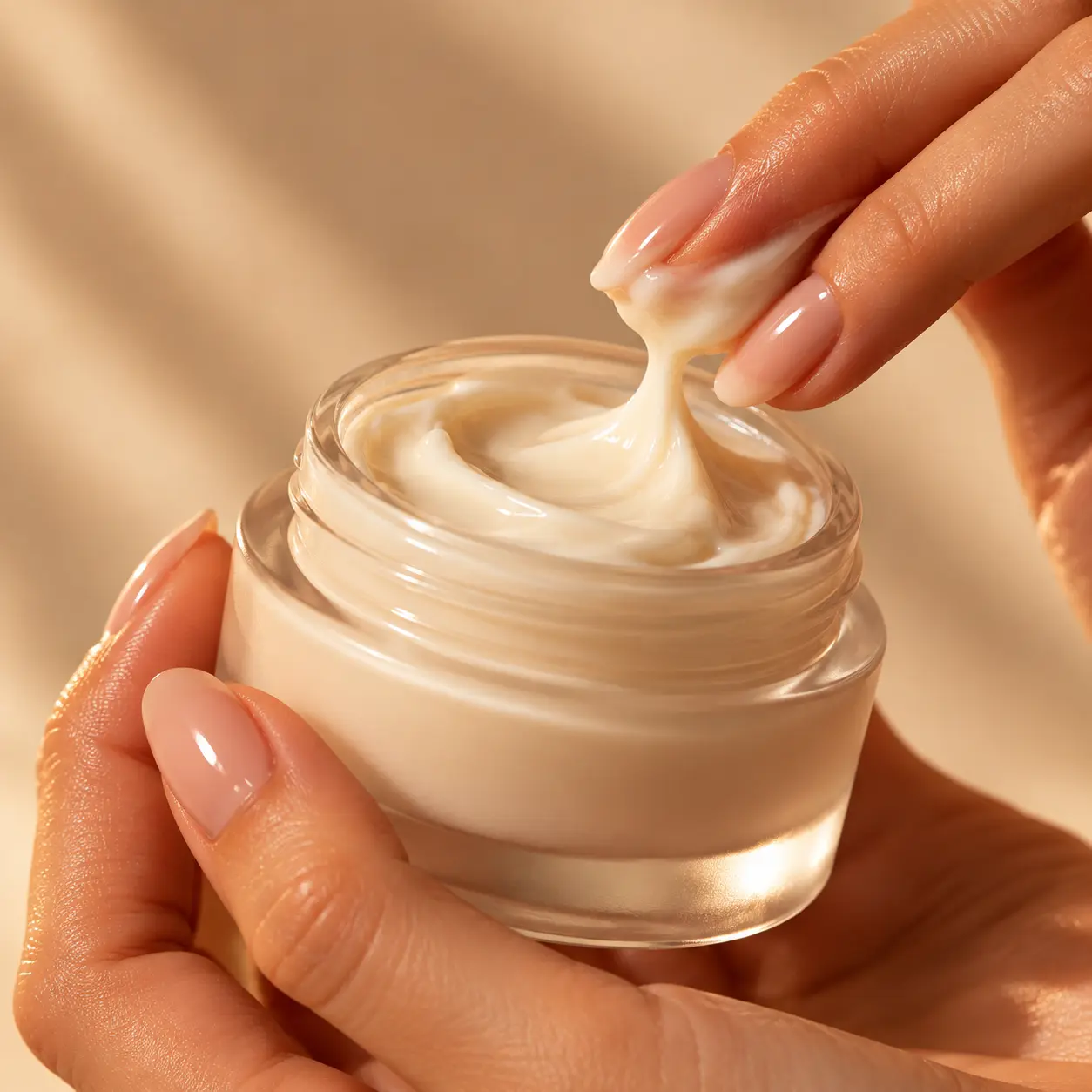 Creme facial de skincare