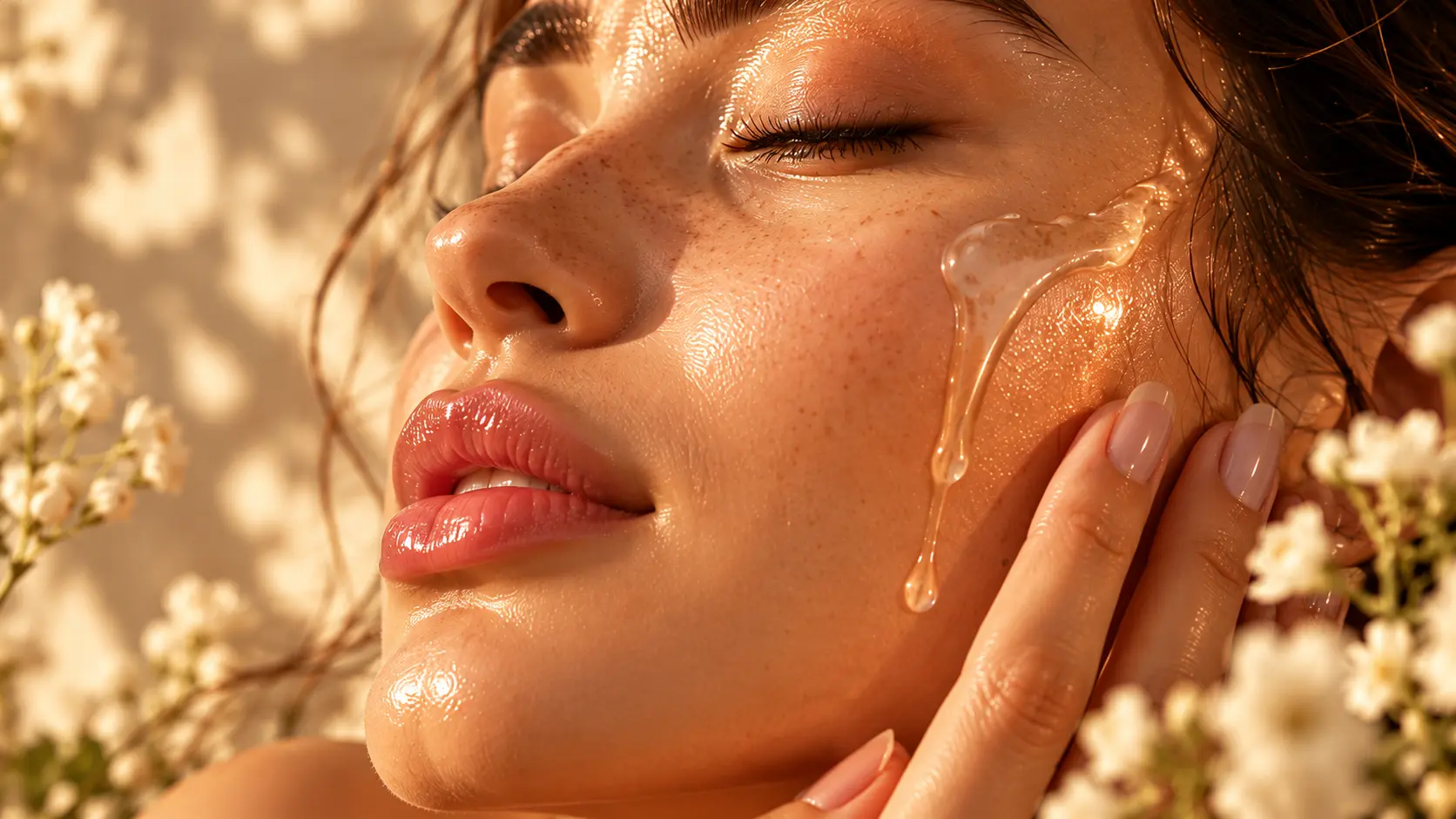 Campanha de skincare Nove